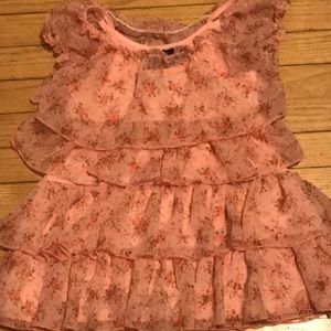 Girls tiered ruffle top